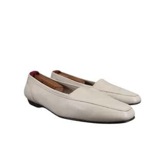 Partners Shoes Womens 8 Loafer Flat Leather Fashion Career Vintage Slip On Retro